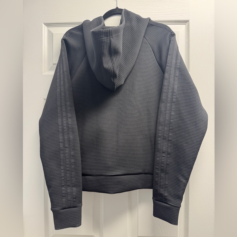 Adidas Black Ribbed Jacket - Picture 2 of 3